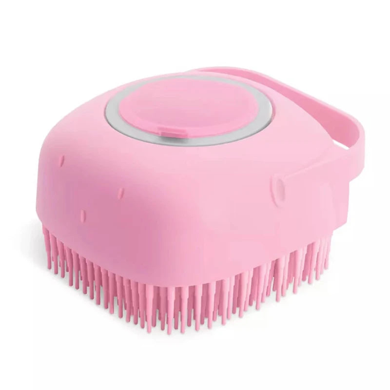 Pet Dog Cat Bath Brush 2-in-1 Pet SPA...
