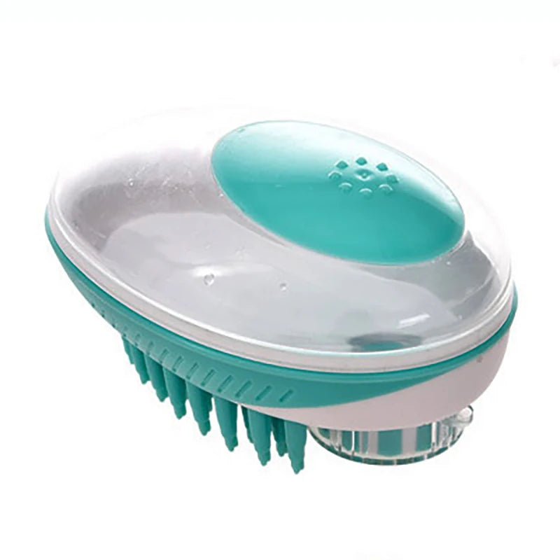 Pet Dog Cat Bath Brush 2-in-1 Pet SPA...