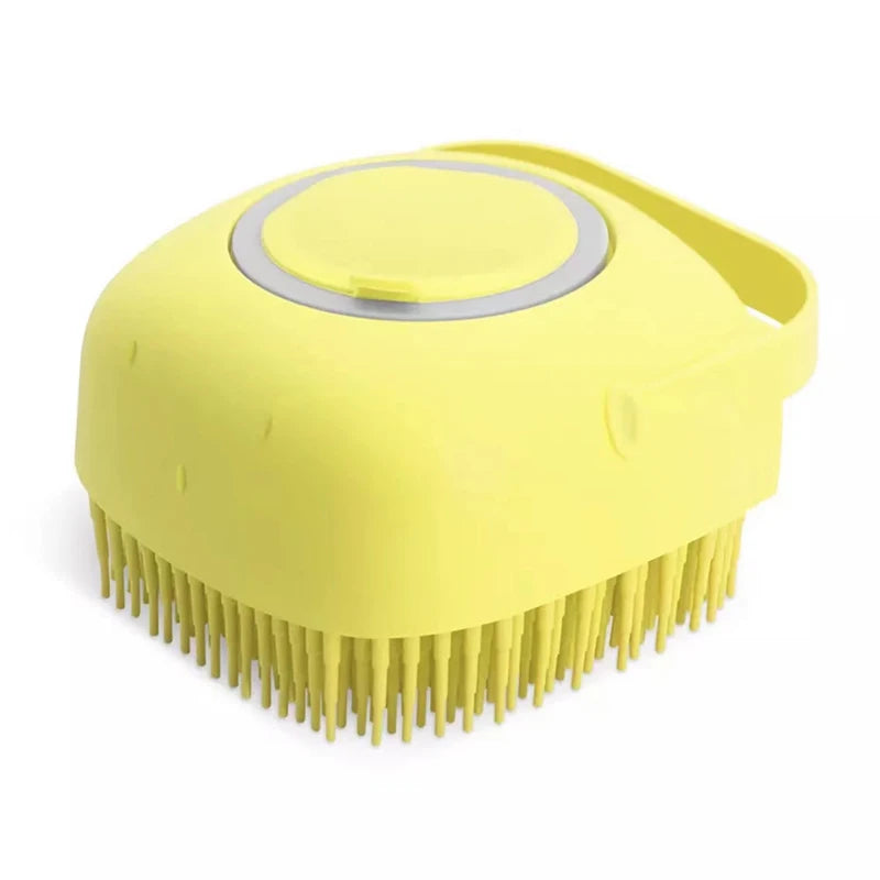 Pet Dog Cat Bath Brush 2-in-1 Pet SPA...