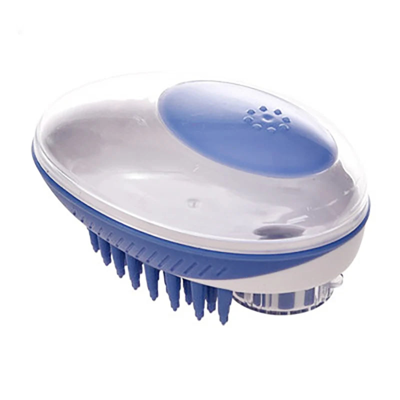Pet Dog Cat Bath Brush 2-in-1 Pet SPA...