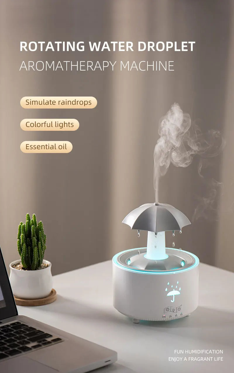 Creative Umbrella Water Drop Air Humidifier with...