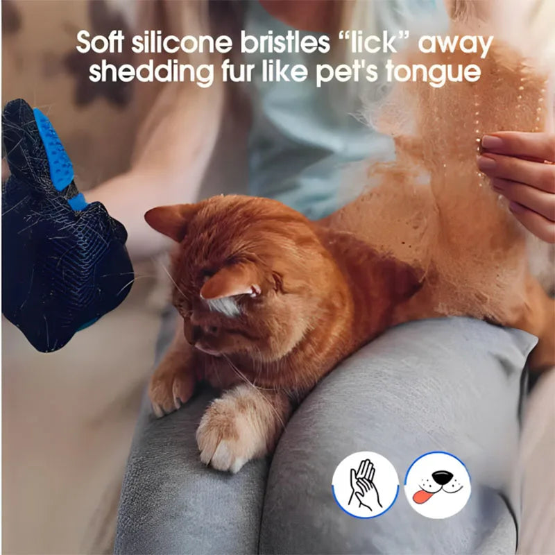 Pet Hair Glove Comb Pet Dog Cat Grooming...