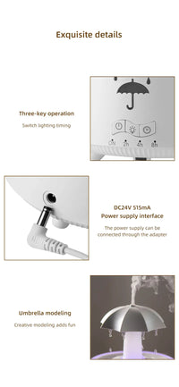 Creative Umbrella Water Drop Air Humidifier with...