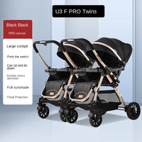 Twins Newborn 0-4 years old Baby stroller...