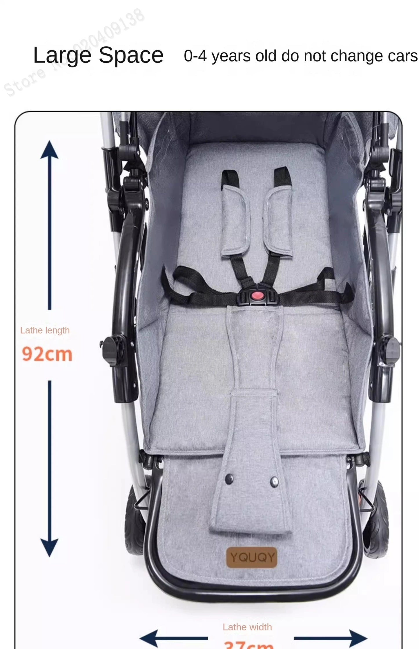 Twins Newborn 0-4 years old Baby stroller...