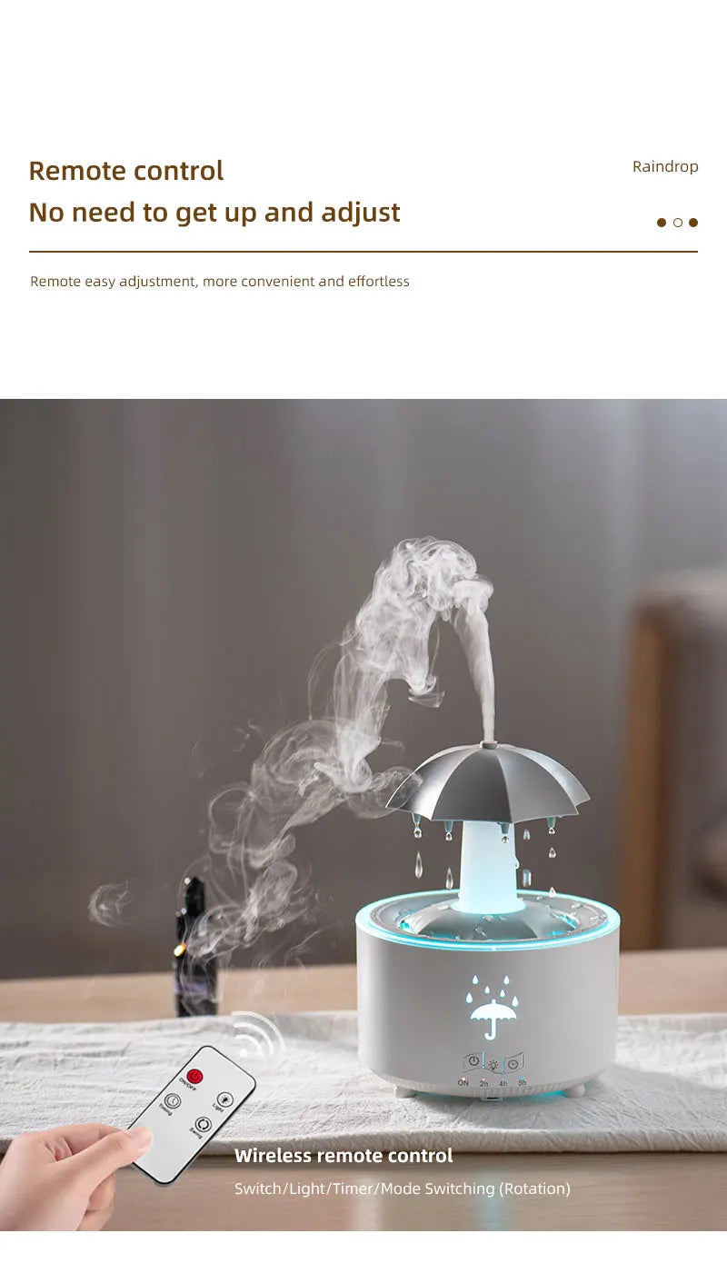 Creative Umbrella Water Drop Air Humidifier with...