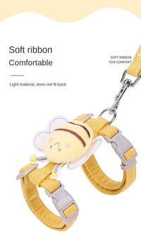 Cat Harness Leash Collar Set Adjustable...