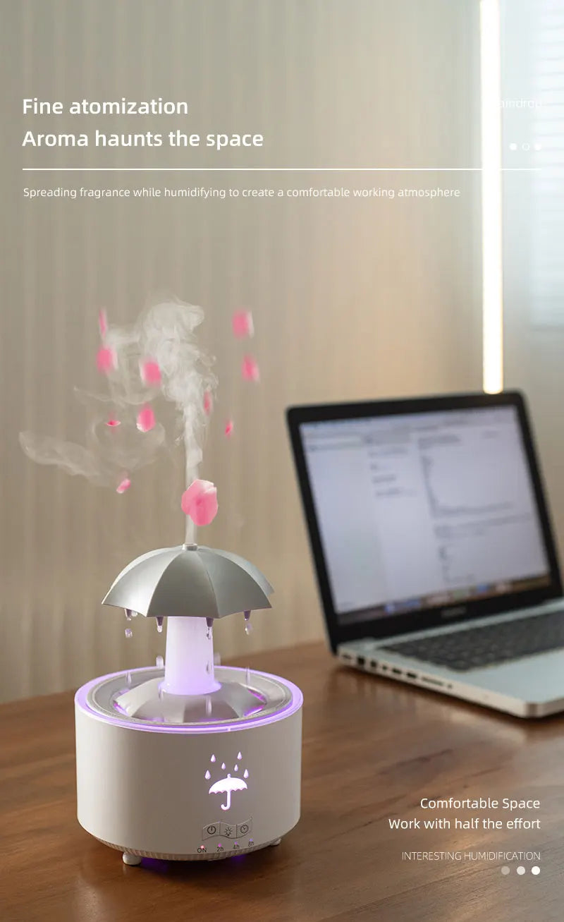 Creative Umbrella Water Drop Air Humidifier with...
