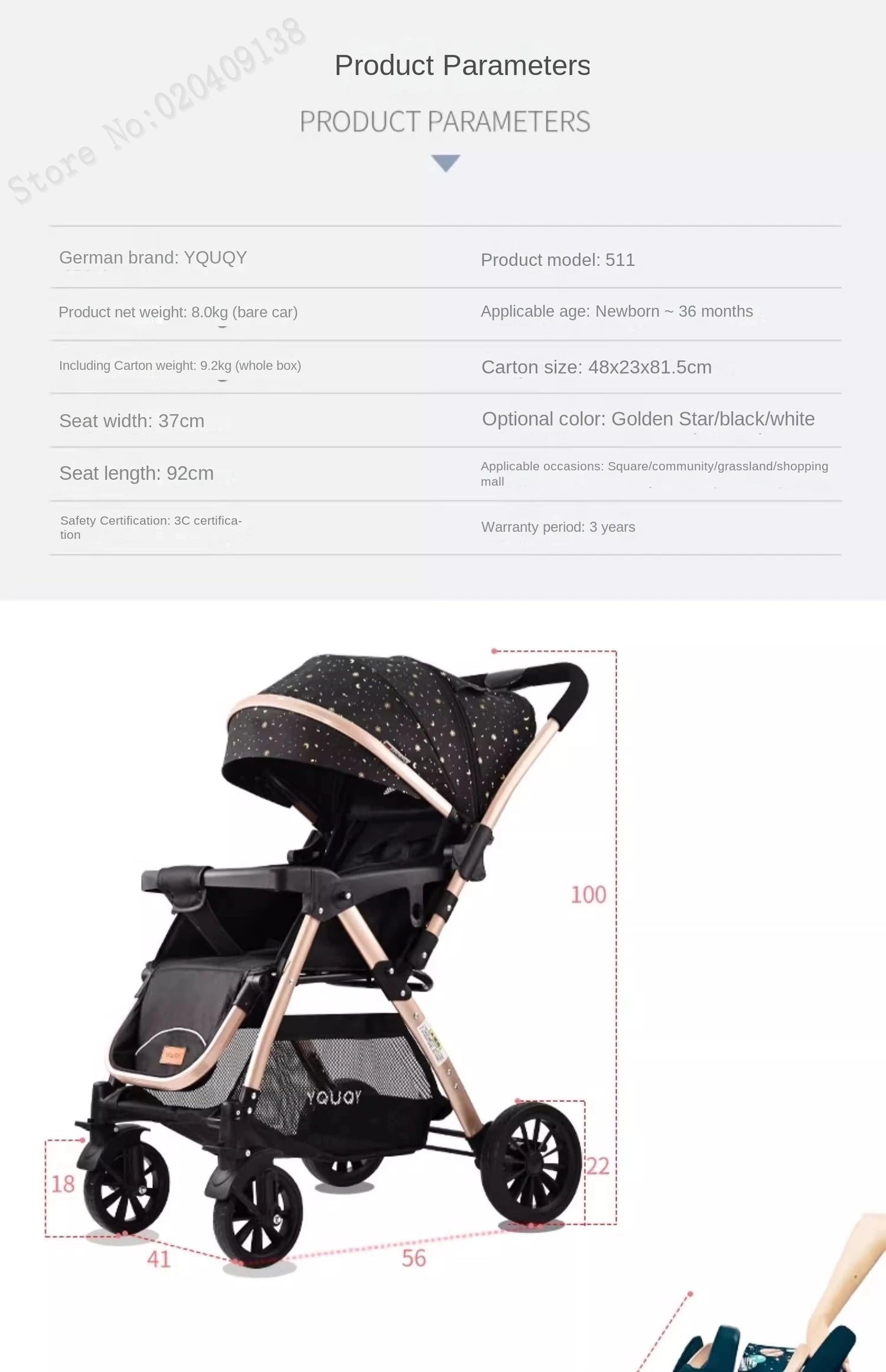 Twins Newborn 0-4 years old Baby stroller...
