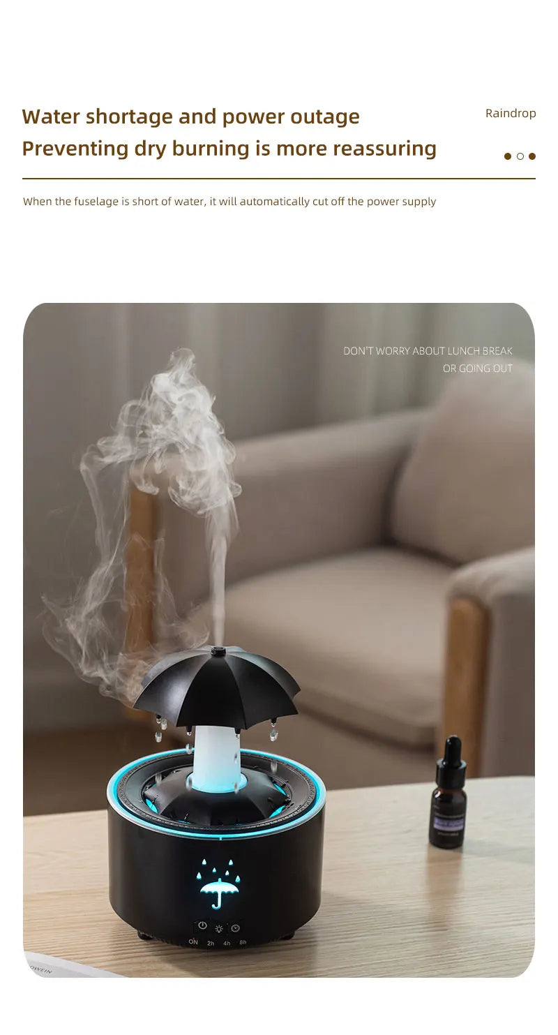 Creative Umbrella Water Drop Air Humidifier with...