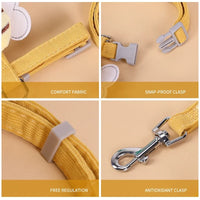 Cat Harness Leash Collar Set Adjustable...