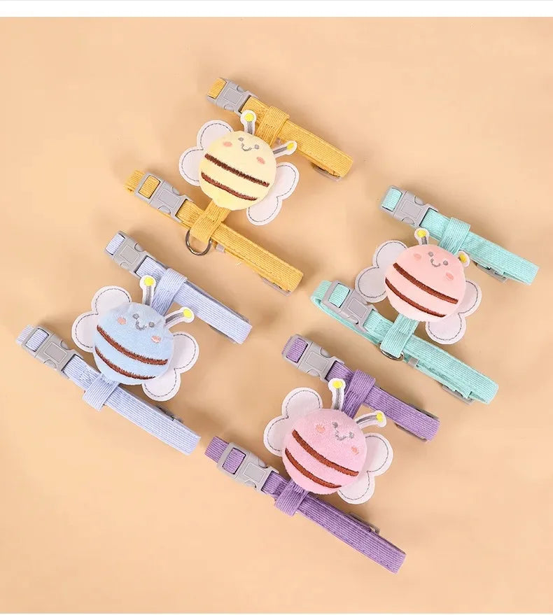 Cat Harness Leash Collar Set Adjustable...