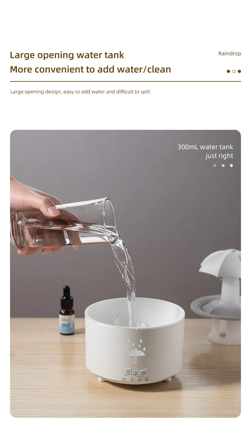 Creative Umbrella Water Drop Air Humidifier with...
