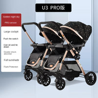 Twins Newborn 0-4 years old Baby stroller...