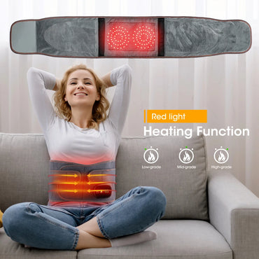 Heat Therapy Lumbar Brace Support Massager...