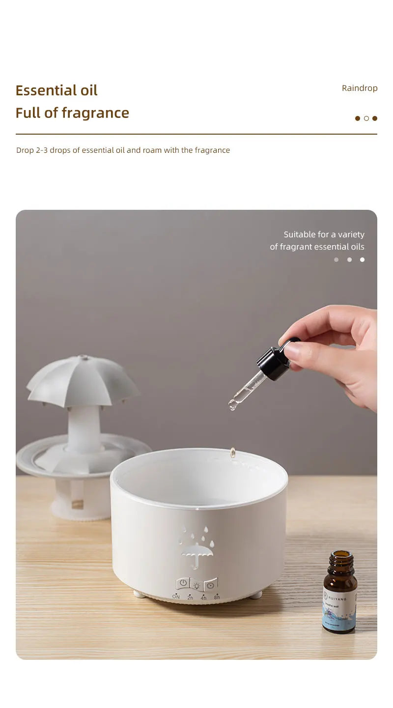 Creative Umbrella Water Drop Air Humidifier with...